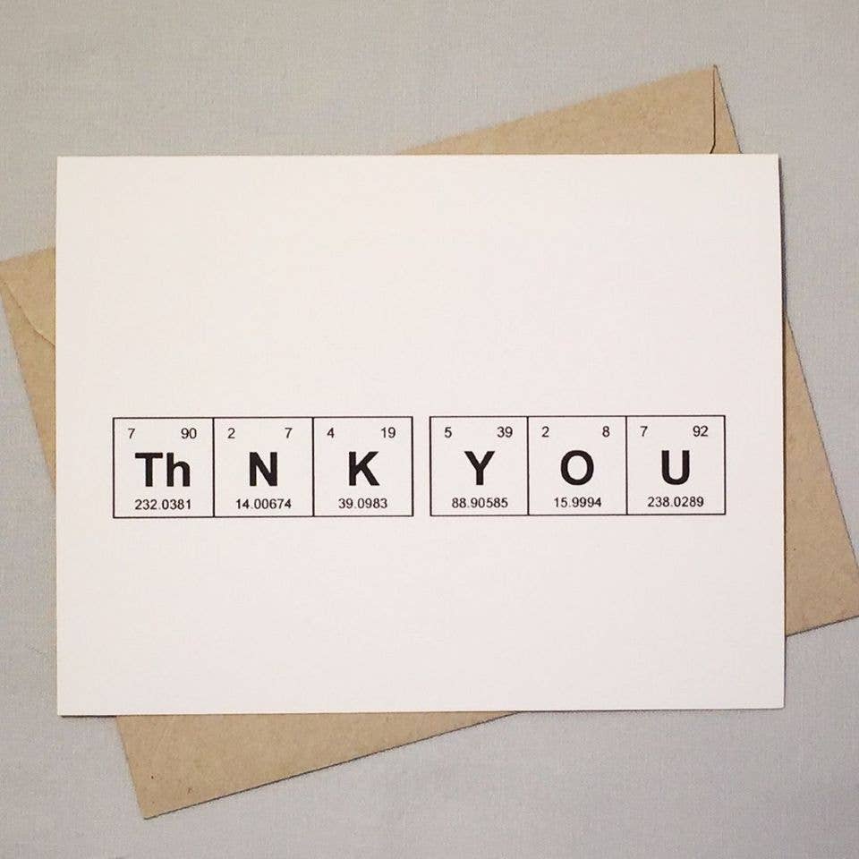 Thank You Elements Card