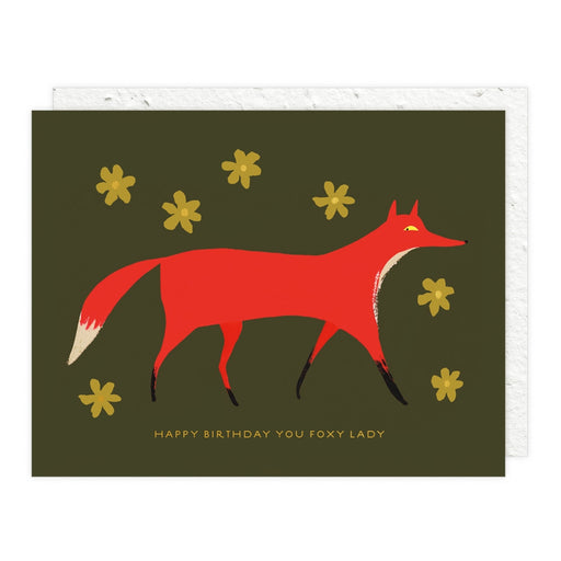 Foxy Lady Birthday Card