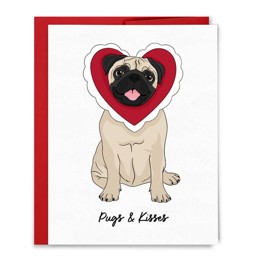 Pugs & Kisses Card