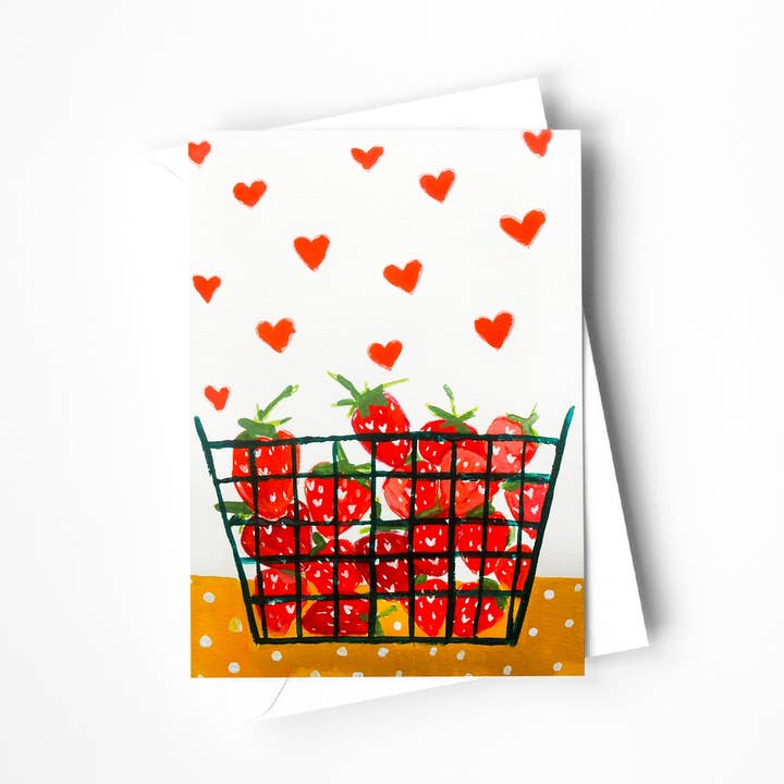 Hearts and Berries Card