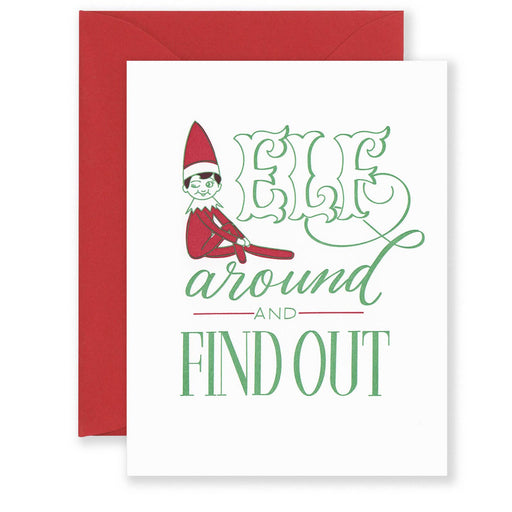 Elf Around Find Out Card