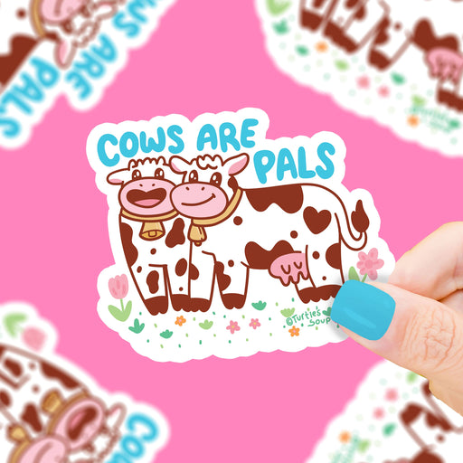 Cows are Pals Vinyl Sticker