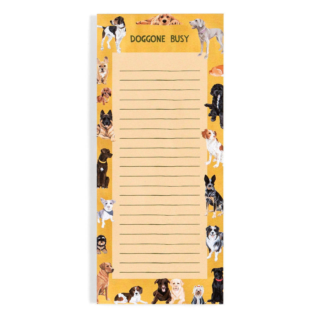 Doggone Busy Dogs Notepad