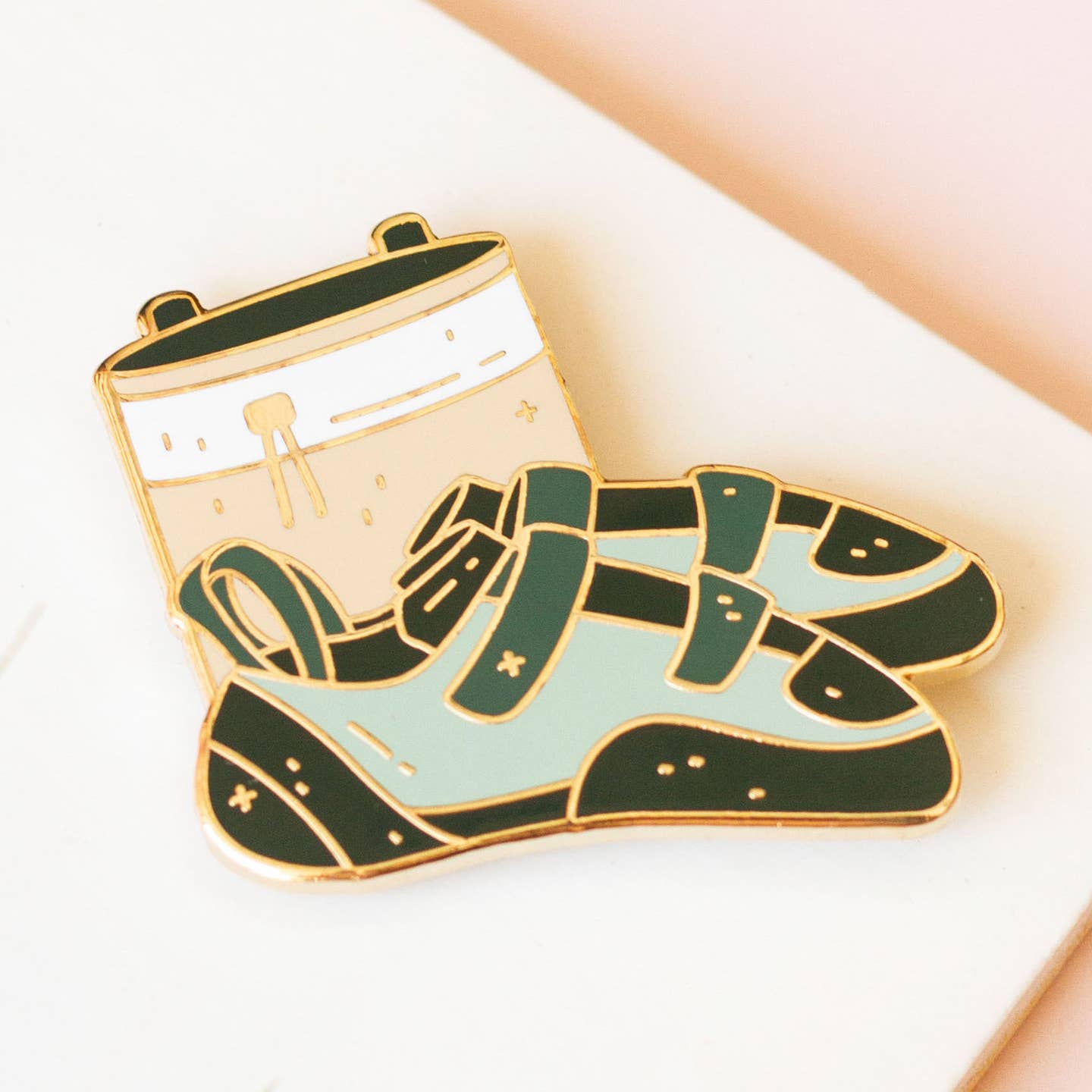 Climbing Shoes Enamel Pin