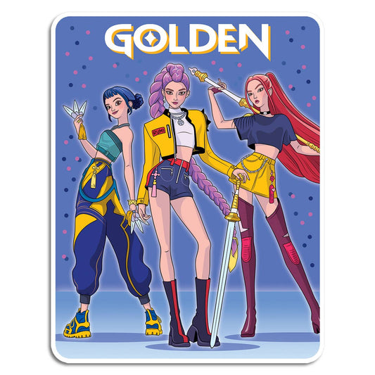 KPop Golden Sticker