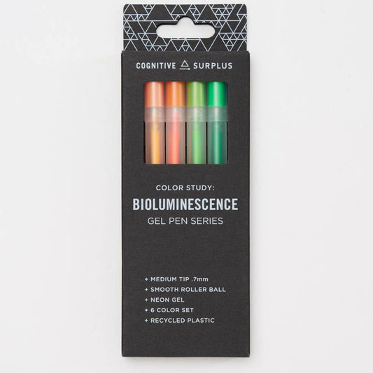 Bioluminescence Neon Gel Pens