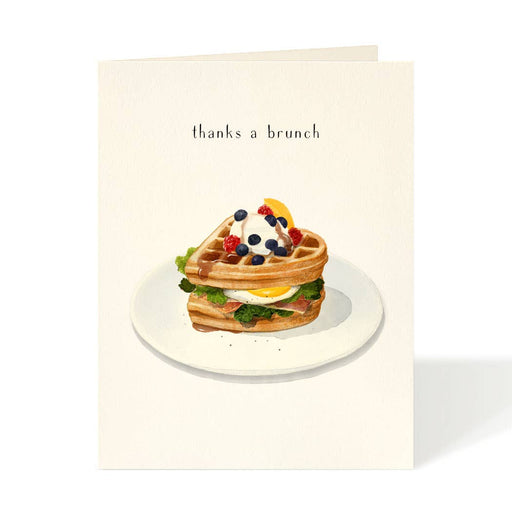 Waffles Thanks a Brunch Card