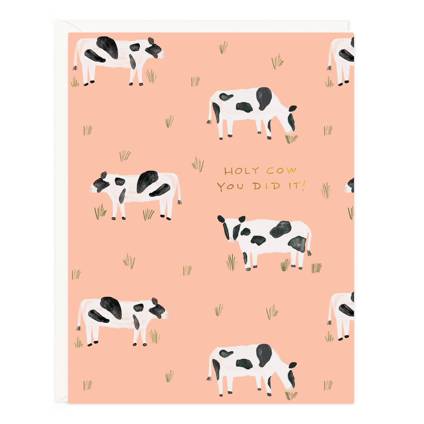 Holy Cow Did It Card