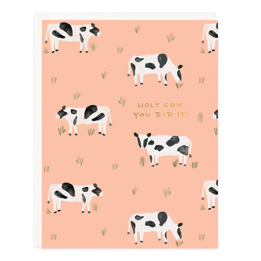Holy Cow Did It Card