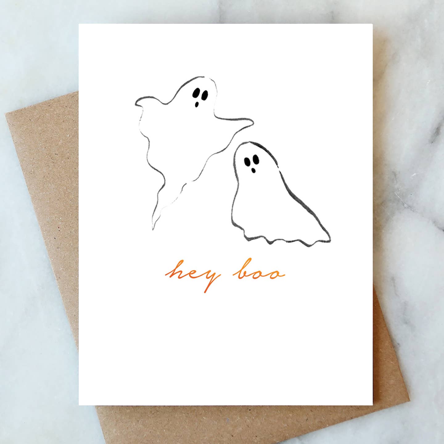 Hey Boo Halloween Card