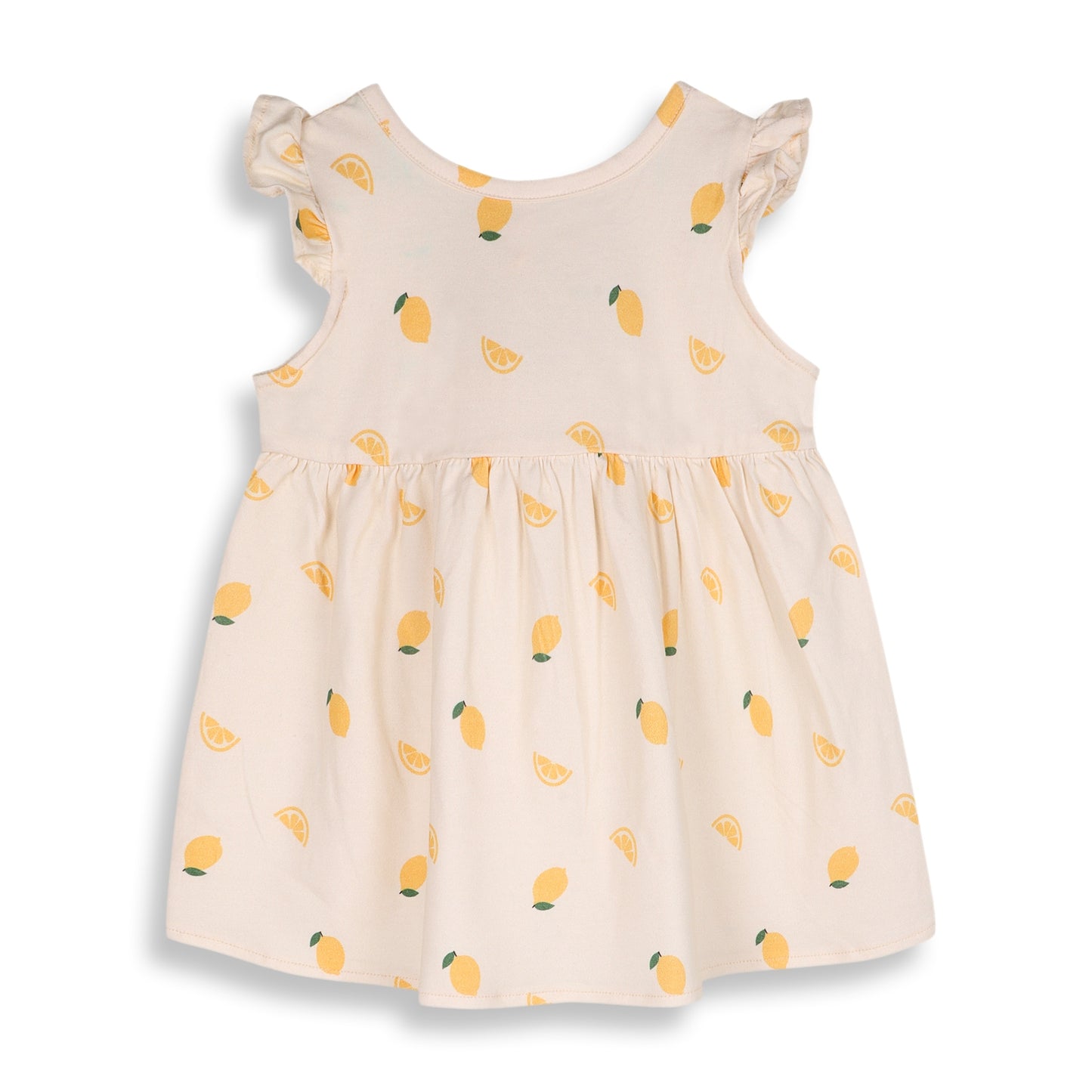Lemon Baby Dress & Bloomer Set