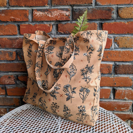 Fatal Florals Cotton Tote Bag