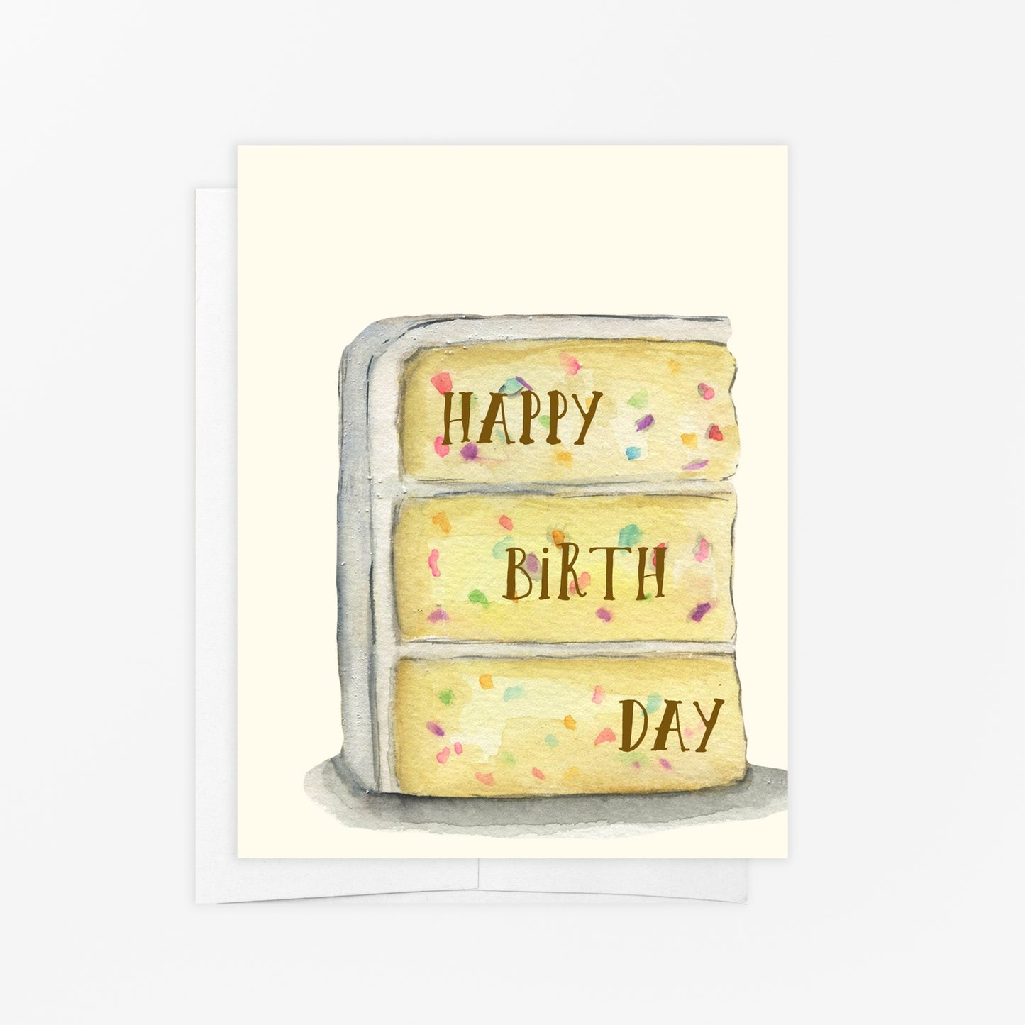 Funfetti Birthday Cake Card