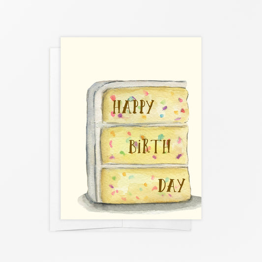 Funfetti Birthday Cake Card