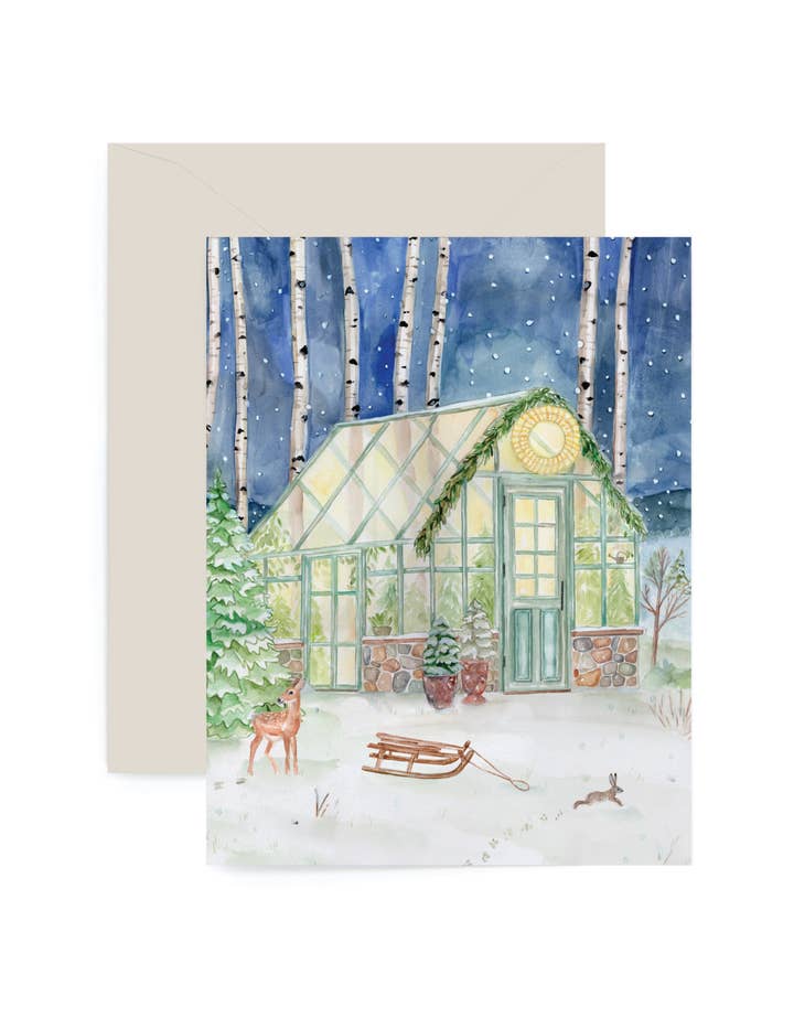 Holiday Greenhouse Card