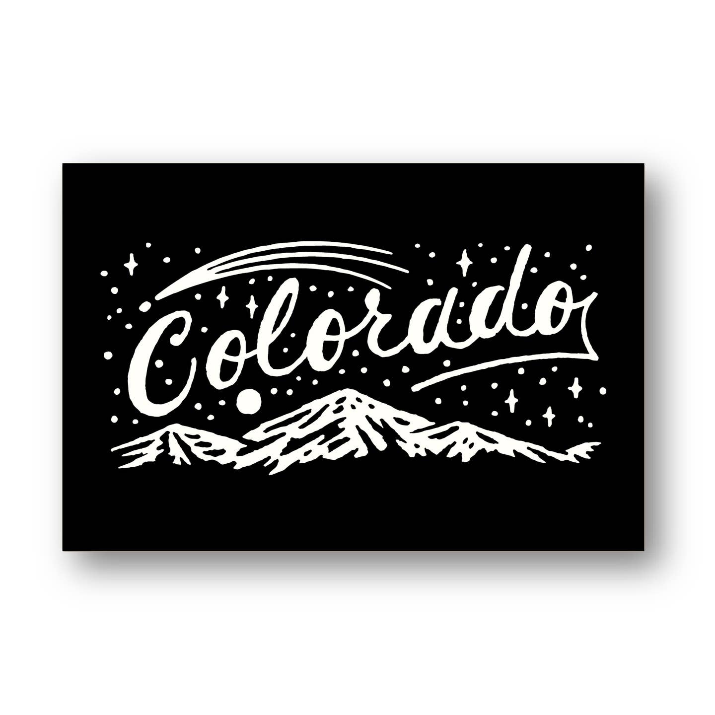 Colorado Night Sky Postcard