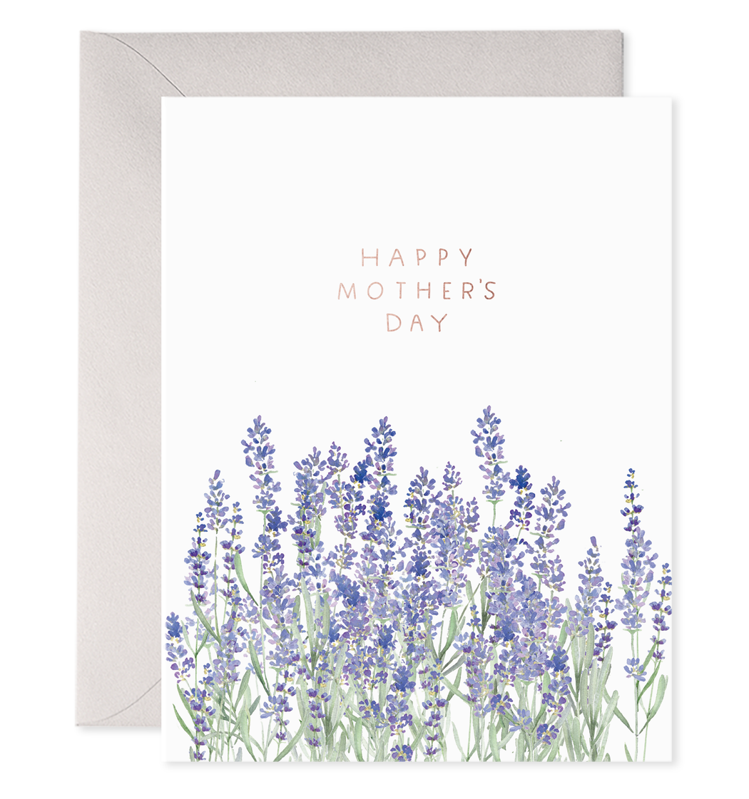 Lavender Mothers Day Card