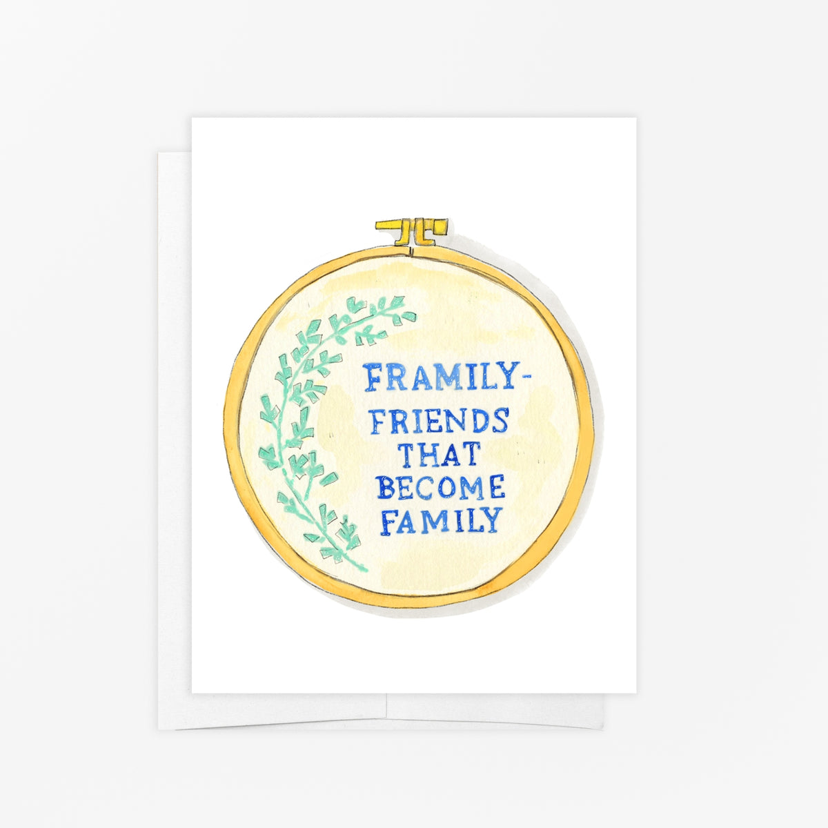 Framily Stitch Card
