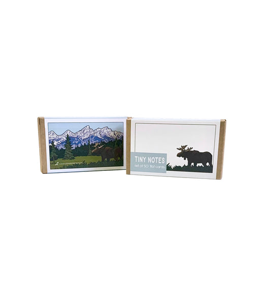 Moose Tiny Notes Cards