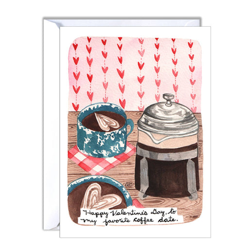 Valentines Day Coffee Date Card