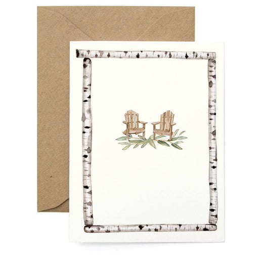 Adirondack Chairs Blank Love Card