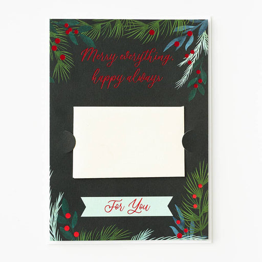 Merry Everything Happy Always Envelope Card