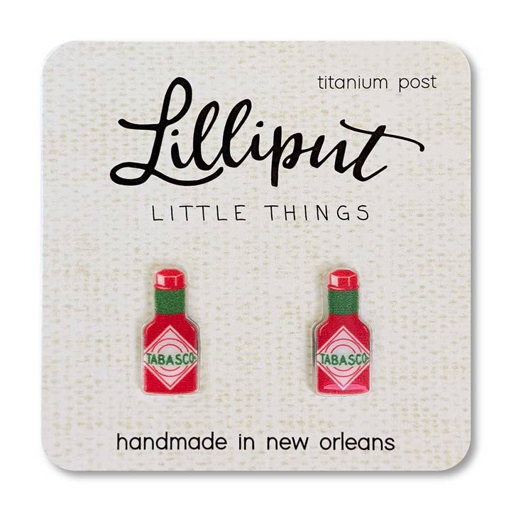 Tabasco Hot Sauce Earrings