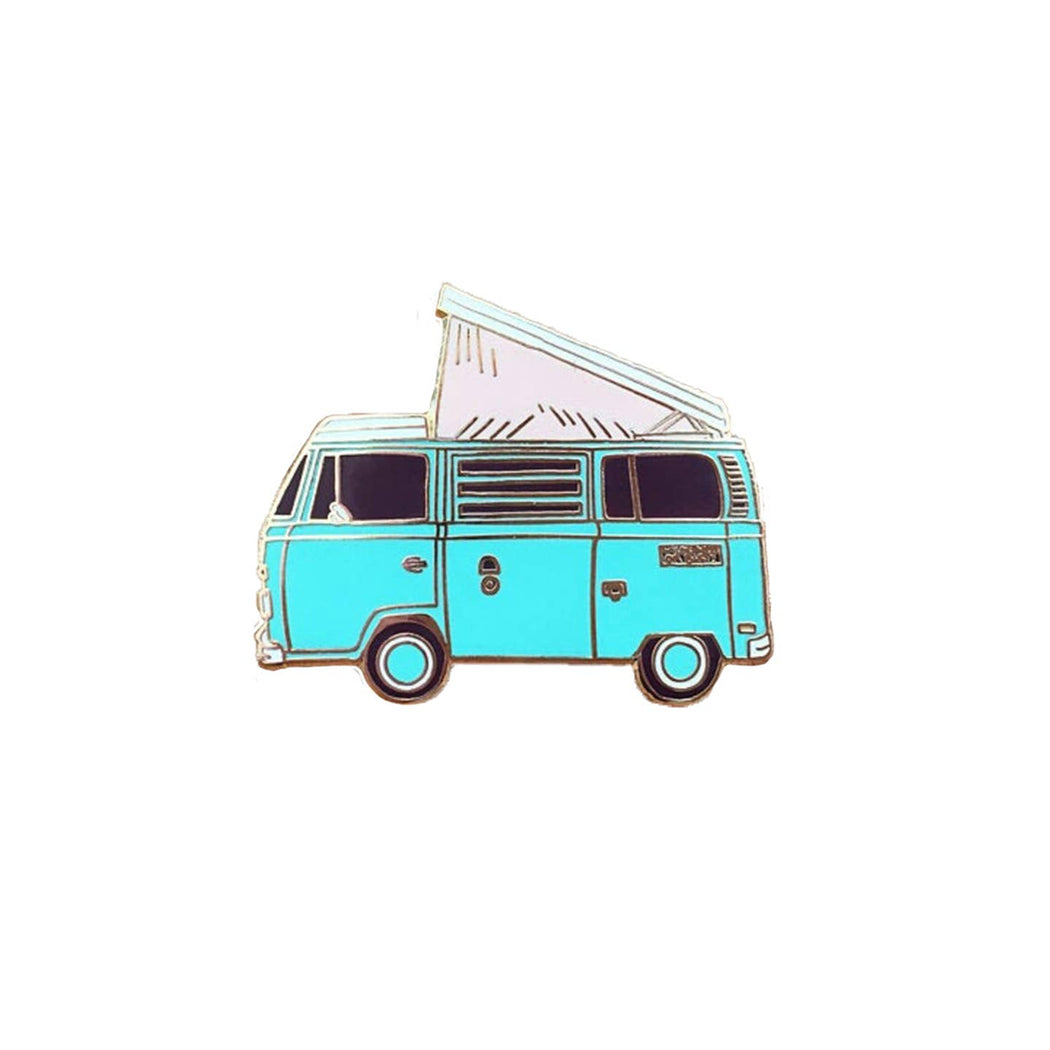 Camper Van Enamel Pin