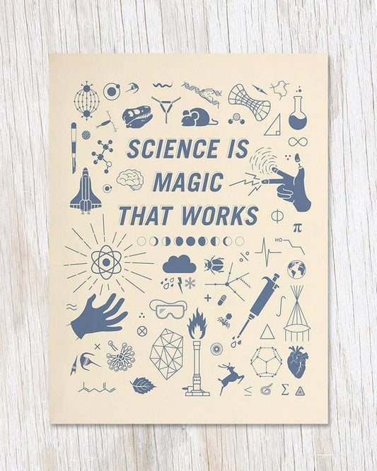 Science Is Magic That Works Card