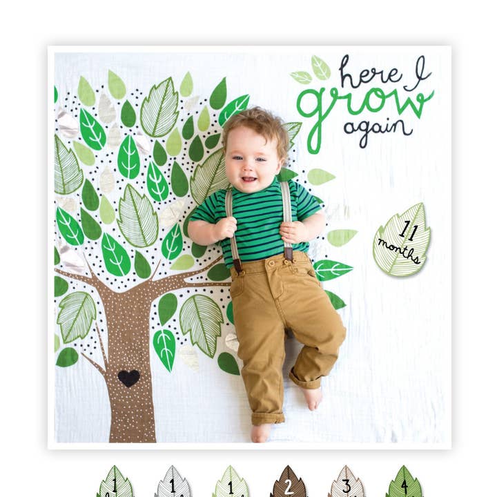 Here I Grow Again Baby's First Year Mat