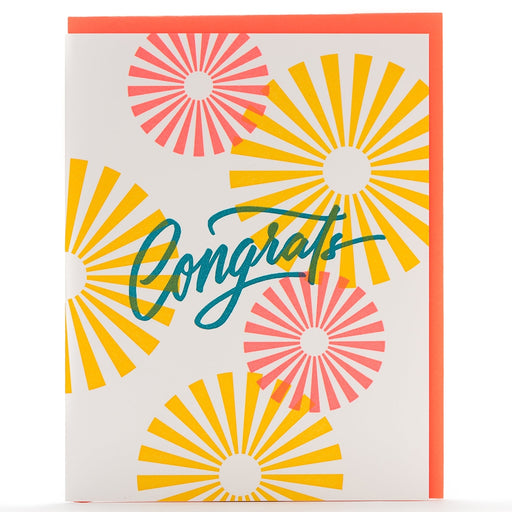 Congrats Starburst Card