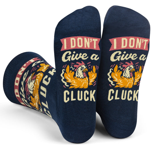 I Dont Give a Cluck Chicken Socks