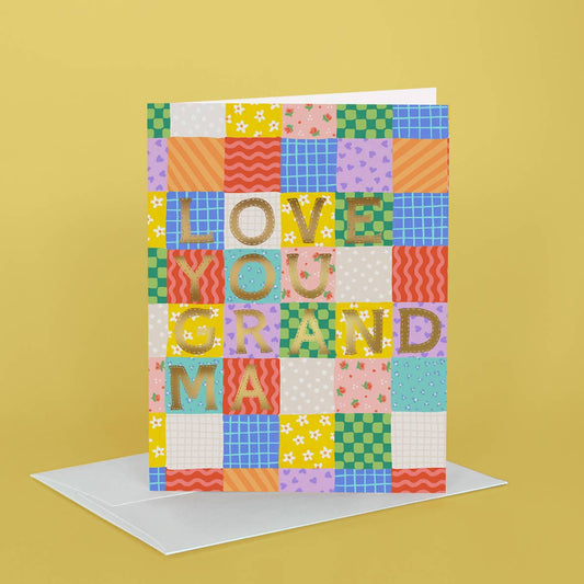 Grandma Patchwork Card