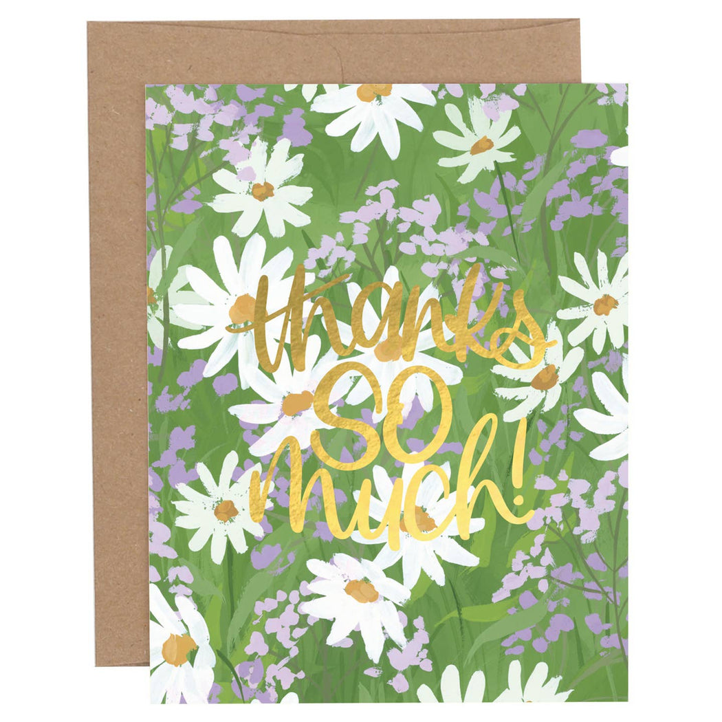 Thanks So Much Daisies Card