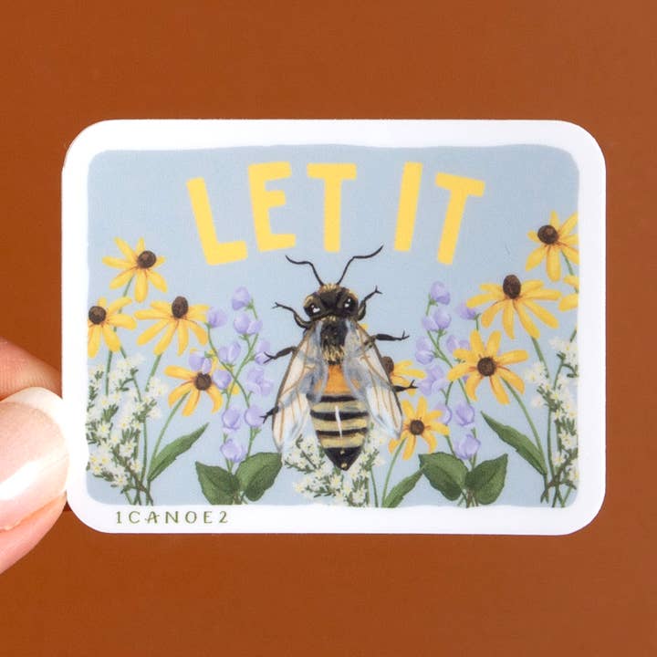 Let It Bee Sticker