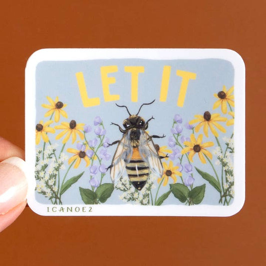 Let It Bee Sticker