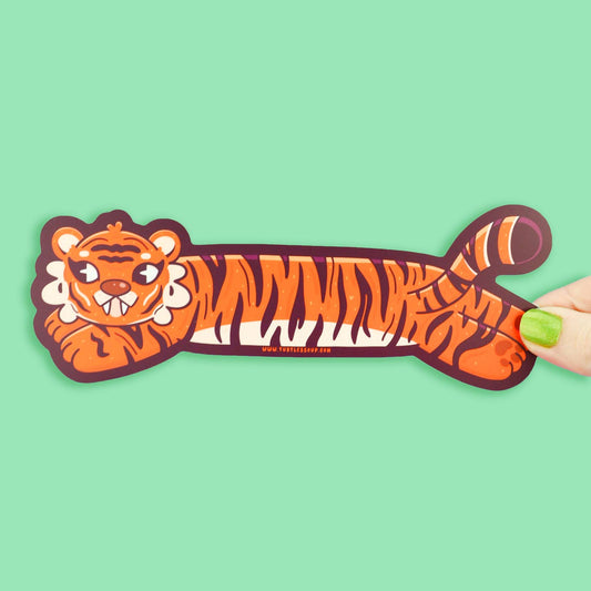 Tiger Long Decal Sticker