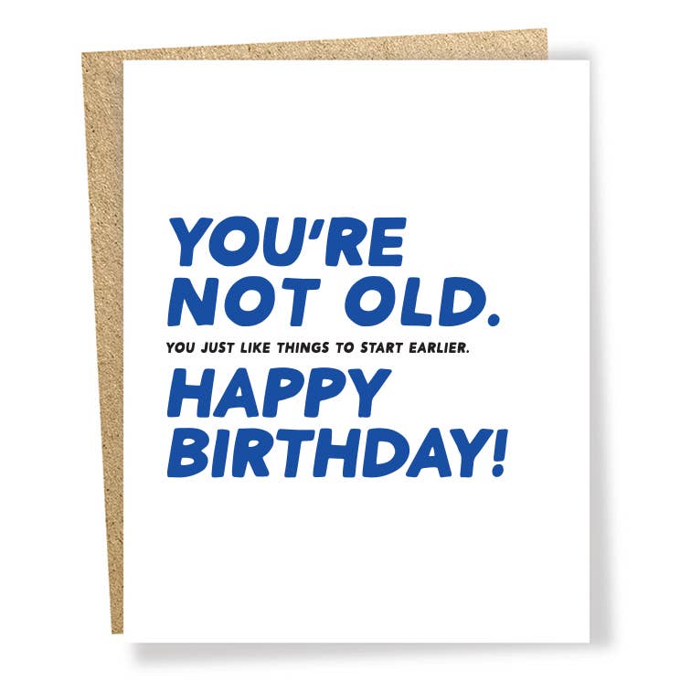 SP #1153: Start Earlier Card