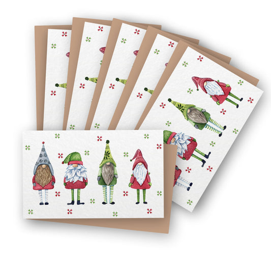 Christmas Gnome Mini Blank Cards