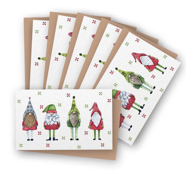 Christmas Gnome Mini Blank Cards