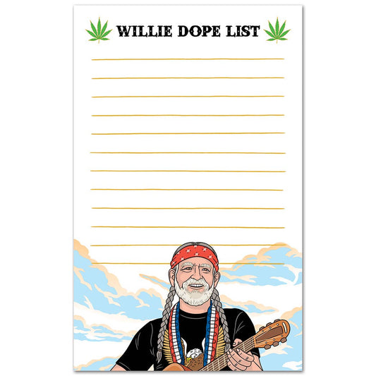 Willie Dope List Notepad