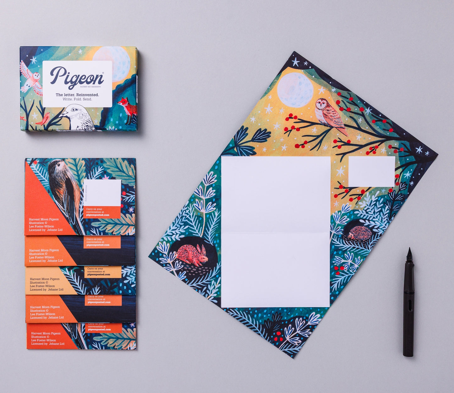 Harvest Moon Folding Letter Set