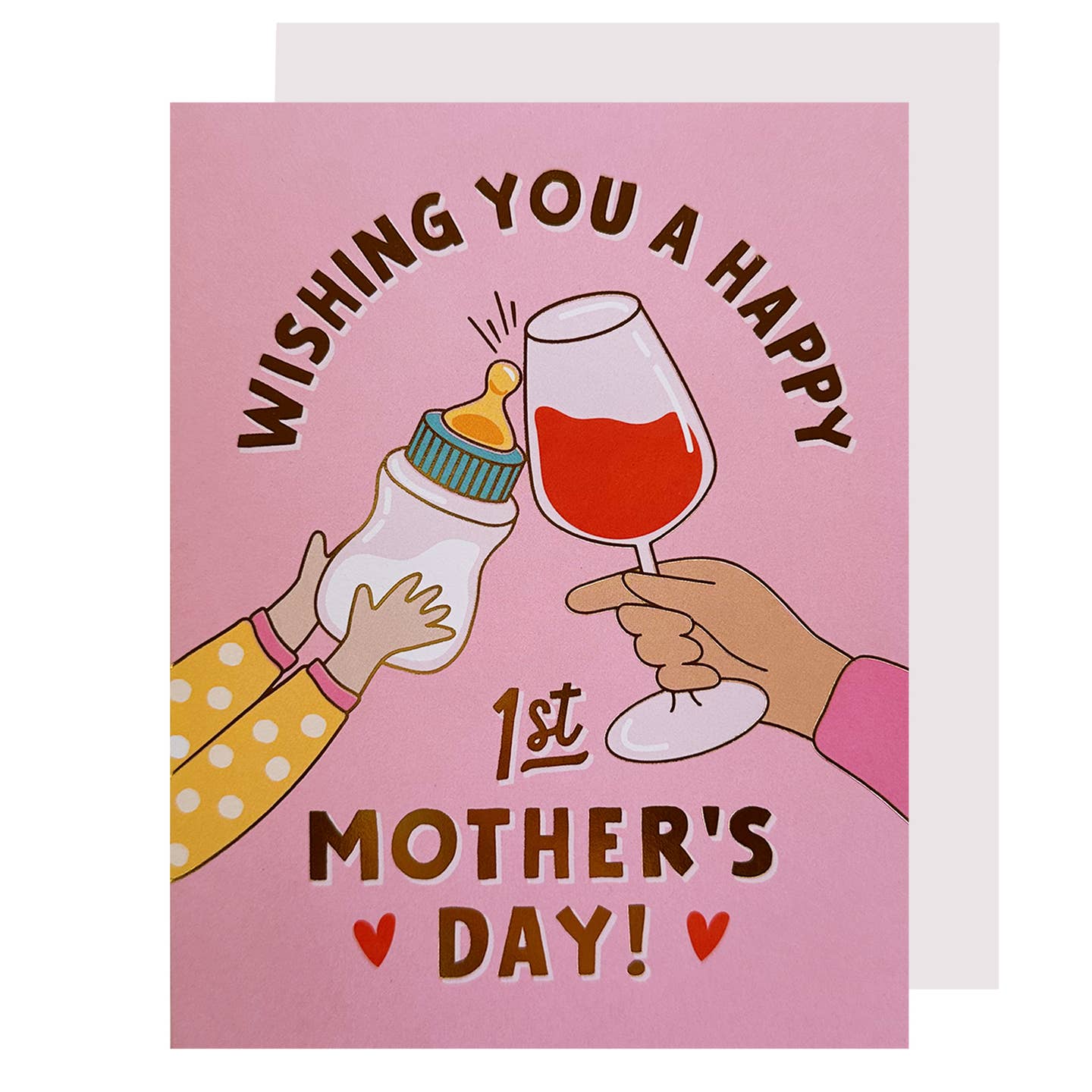 Wishing Happy First Mothers Day Card