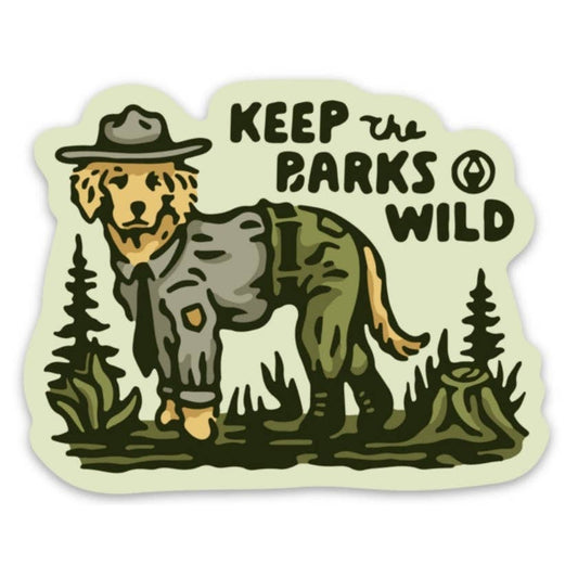 Keep the Barks Wild Sticker