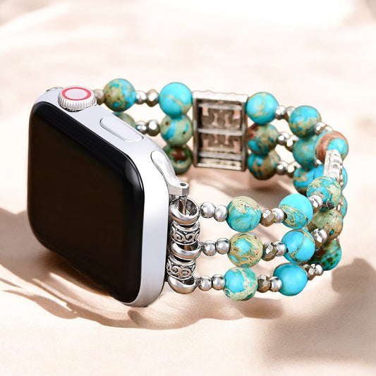 Artisanal Turquoise Spirit Stretch Apple Watch Strap