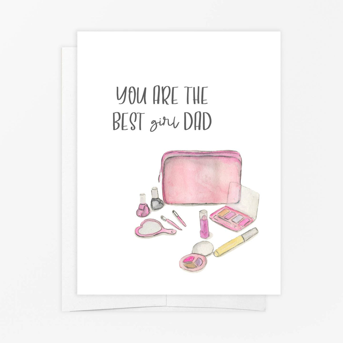 Best Girl Dad Card