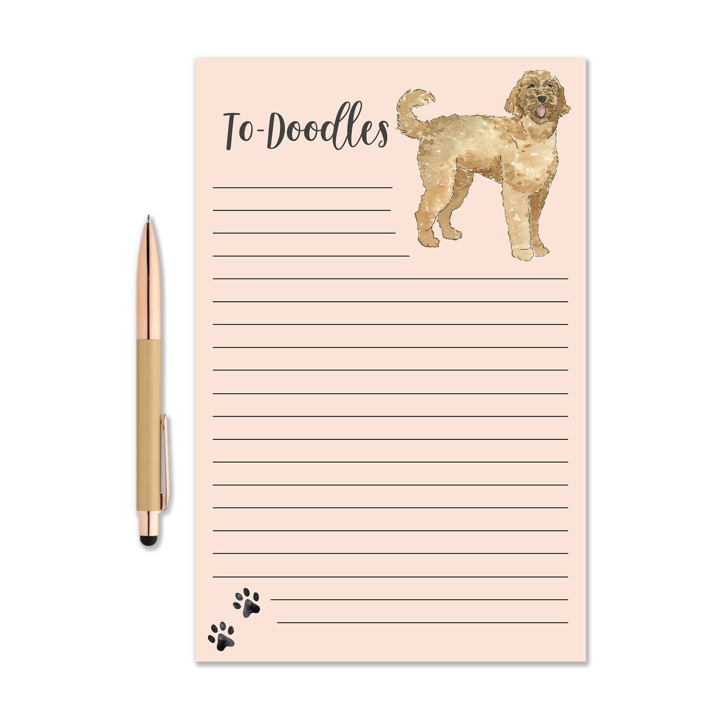 Golden To Doodles Dog Notepad