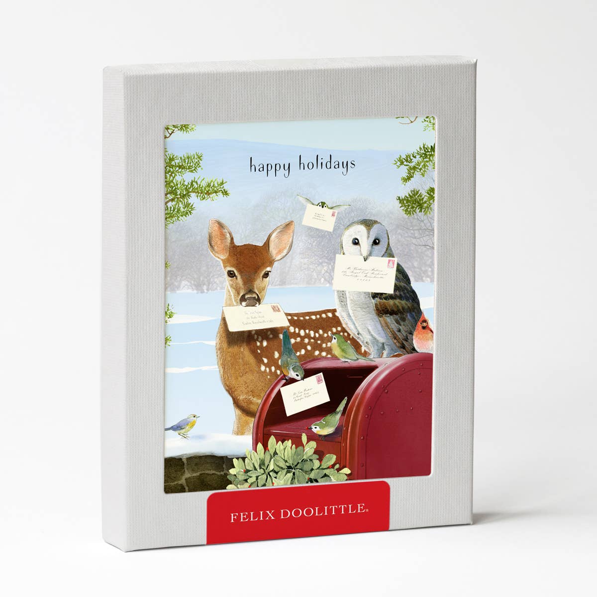 Holiday Post Box Set of Cards