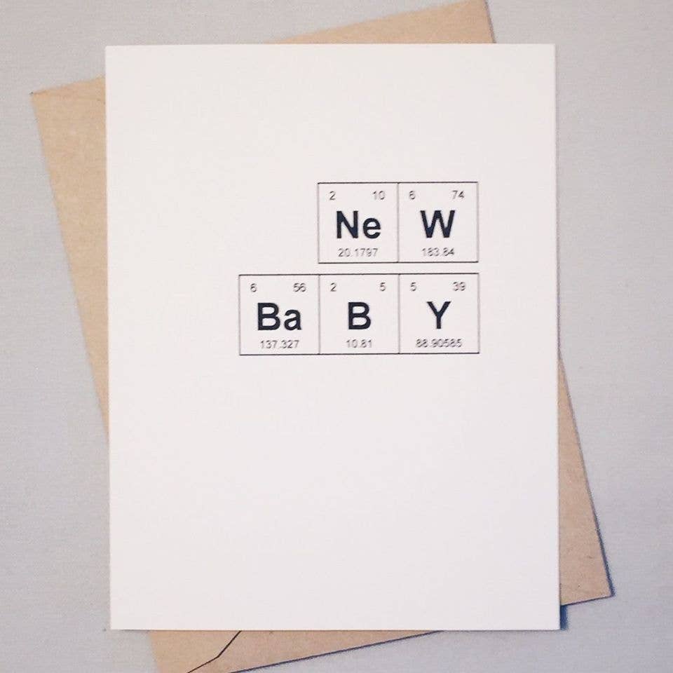 New Baby Elements Card