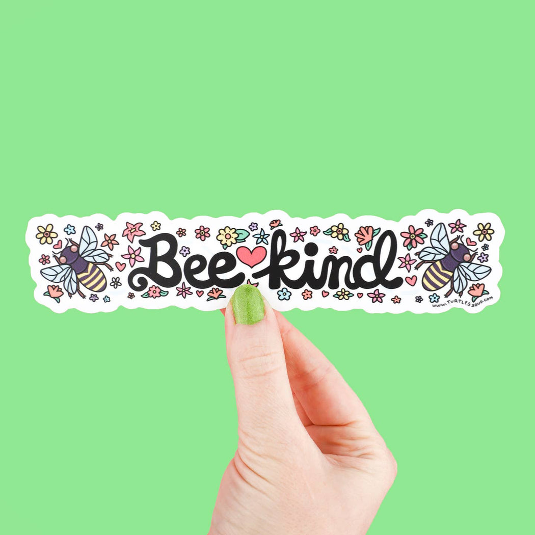 Bee Kind Long Decal Sticker